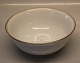 043 Vegetable bowl 8.5 x 22 cm B&G Minuet White form, saw tooth gold rim, form 601