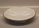 206 Skål på fod 5 x 24 cm B&G Menuet: Hvidt porcelæn, takket guldkant, hvid, form 601 Bing & Grøndahl 