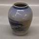 Lyngby Porcelain 74--1-79 R Lyngby Vase with landscape 10 cm