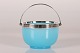 Old sugar bowlLight blue glass