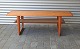 Aflangt sofabord m/hyldeTeak