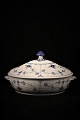 Blue Fluted lid dish, plain , from Royal Copenhagen.28x19cm.1/283.