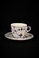 Royal Copenhagen , Musselmalet , Riflet kaffekop.RC# 1/80. ..