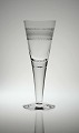 Pokalglas med guillocherede bortHolmegaard