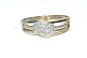 Gold bracelet with zones 14 carat gold and white goldMeasure 69.70 mm