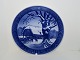 Royal CopenhagenJuleplatte 1952Dyrehaven