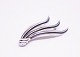 Broche af 925 sterling sølv, stemplet BM.