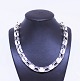 Lang og kraftig halskæde af 925 sterling sølv.