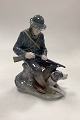 Royal Copenhagen Figur - Jæger med Hund No. 1087