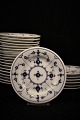 Royal Copenhagen Musselmalet Riflet dessert / brød tallerken. Dia.:14,5cm.RC# 1/182.