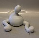Large Royal Copenhagen 0388 RC Musica figur - The Sofa Note 35 cm (1002388) white,  Monica Ritterband