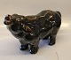 Olivin Glazed Royal Copenhagen Art Pottery20144 RC Bull,  20 x 31 cm Knud Kyhn August 1927