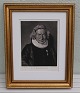 Ilsted Radering Portræt af Andreas Gottlob Rudelbach (1792-1862), konsistorialråd, dr. theol. Efter maleri af C.A. Jensen