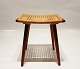 Skammel i teak og papirflet af dansk design fra 1960erne. 5000m2 udstilling.