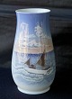Bing & GrøndahlVase med fiskebåde1302-6211