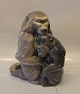 Royal Copenhagen figurine 1201 RC Monkey Mother and Youngs 29 x 24 cm Knud Kyhn pre-1910