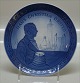 Kongelig Dansk  RC 1977  Platte Hans Christian Ørsted ca 18 cm 200 års jubilæum