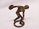 Skulptur af olympisk deltager i bronze 