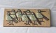 Michael AndersenRelief (6237) med 7 blå fugle