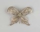 Ukendt designSommerfugl brocheSterling sølv