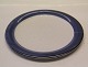 Luncheon plate 23 cm Christine Blue and Grey  Stoneware Danish Art Pottery Knabstrup
