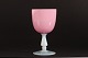 Gammel stort glasm/rosa farvet kumme