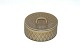 Relief stoneware, round bowl with lid.Measures 11.8 cm.