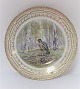 Royal Copenhagen. Fauna Danica. Jagtstel.  Middags tallerken. Model # 240A - 3549. Diameter 25 cm. (1 sortering). Tetrastes bonasia