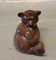 Bing & Grøndahl B&G 1998 Årsfigur - brun bjørneunge 7 x 9 cm #1162 of 5000 limited