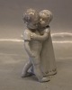 B&G Figurine B&G 1614 Children kissing. Love refused 17 cm (RC #406) IPI White Art Nouveau version