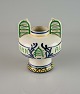 AluminiaVase med signatur hanke nr. 151/257