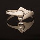 Hans Hansen armring. Hans Hansen: Oplukkeligt sølvarmbånd. Stemplet Hans Hansen. D indv: 6,1x5,5cm