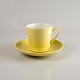 Lyngby kaffekopGul glasur7,5 cm