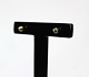 A pair of earrings of 14 carat gold and stamped HS.