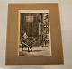 # 26. 1889 ” The Atelier”  Printed in an edition of 5. Plate measure  22.2 x 15.4 cm Frans Schwartz 1850-1917
