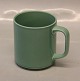 Green 3097 Mug 9 cm 25 cl (495) Royal Copenhagen faience Green top or Green line -4 ALL Seasons