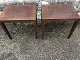 Haslev bordemahogni.2 stk samlet pris 750,-kr.