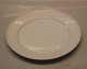 14923 Hvid Domino Frokostallerken 21 cm (621) Kongelig Dansk Porcelæn 
