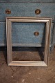 French 1800 century silver frame with fine patina.Outer dimensions: 45,5x38cm.