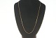 Armor facet necklace in 14 carat gold, the necklace is newLength 60 cm