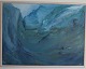 Painting made on canvasGood colours and themeSignature: RAS '95W:145cmH:110cm