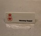 B&G Porcelain Dealer Sign for Advertising: White Henning Koppel
