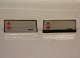 Bing & Grøndahl Stentøj Reklame Skilt for TEMA  ca 4 x 10 cm