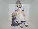 Sjælden Bing & Grøndahl figurMor med pige og baby
