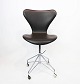 Syver kontorstol, model 3117, af Arne Jacobsen og Fritz Hansen fra 1950erne.5000m2 udstilling.