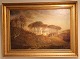 Mariager Kirke Guldaldermaleri ca  1871  Ca. 82 x 114 cm inklusiv flot forgyldt ramme