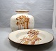 Søholm Keramik Vase nr. 3771Fad nr. 3770