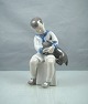 B&G figur 2201Dreng med hund14 cm