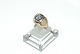 Ladies with light blue stone in 14 carat goldSize 55