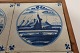 TilesTiles from HollandAbout 1800-185013cm x 13cm pr. tile4 items in a frame (28cm x 28cm in total)
